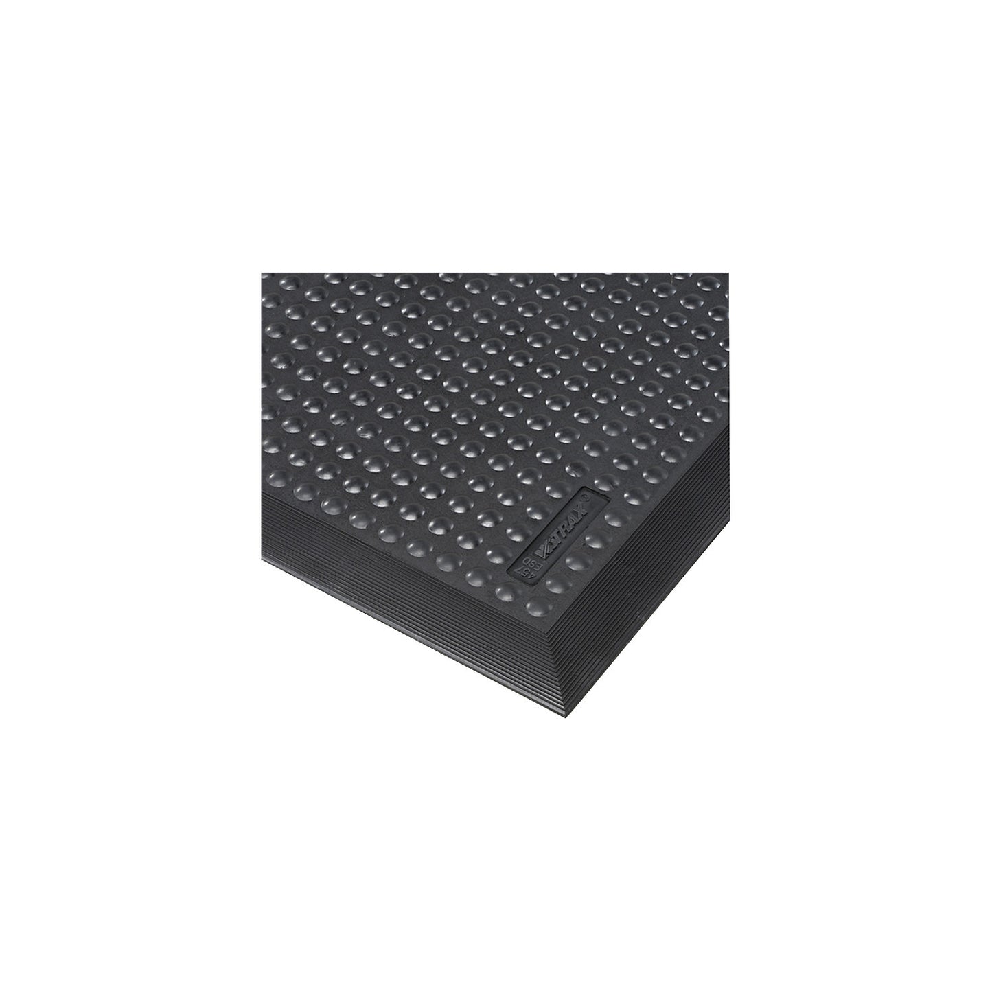 Skystep studded ESD workstation matting, black, LxWxH 900 x 600 x 13 mm.