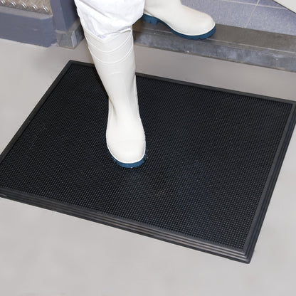 Sani-Trax® disinfection matting, LxW 810 x 610 mm, black.