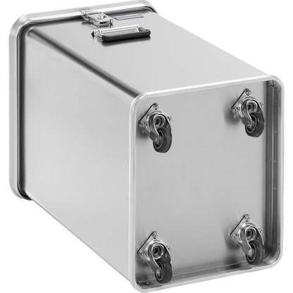 Container for document shredding, HxWxD 650 x 435 x 385 mm, with deposit slot.