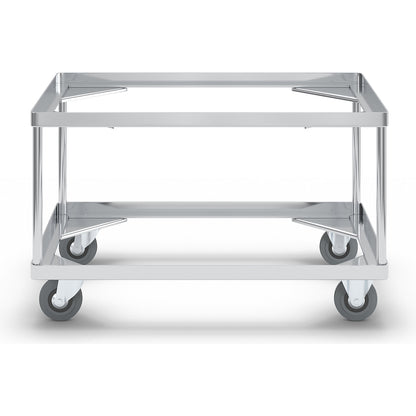 Aluminium dolly, loading height 440 mm, internal LxW 724 x 459 mm, without handle bar.