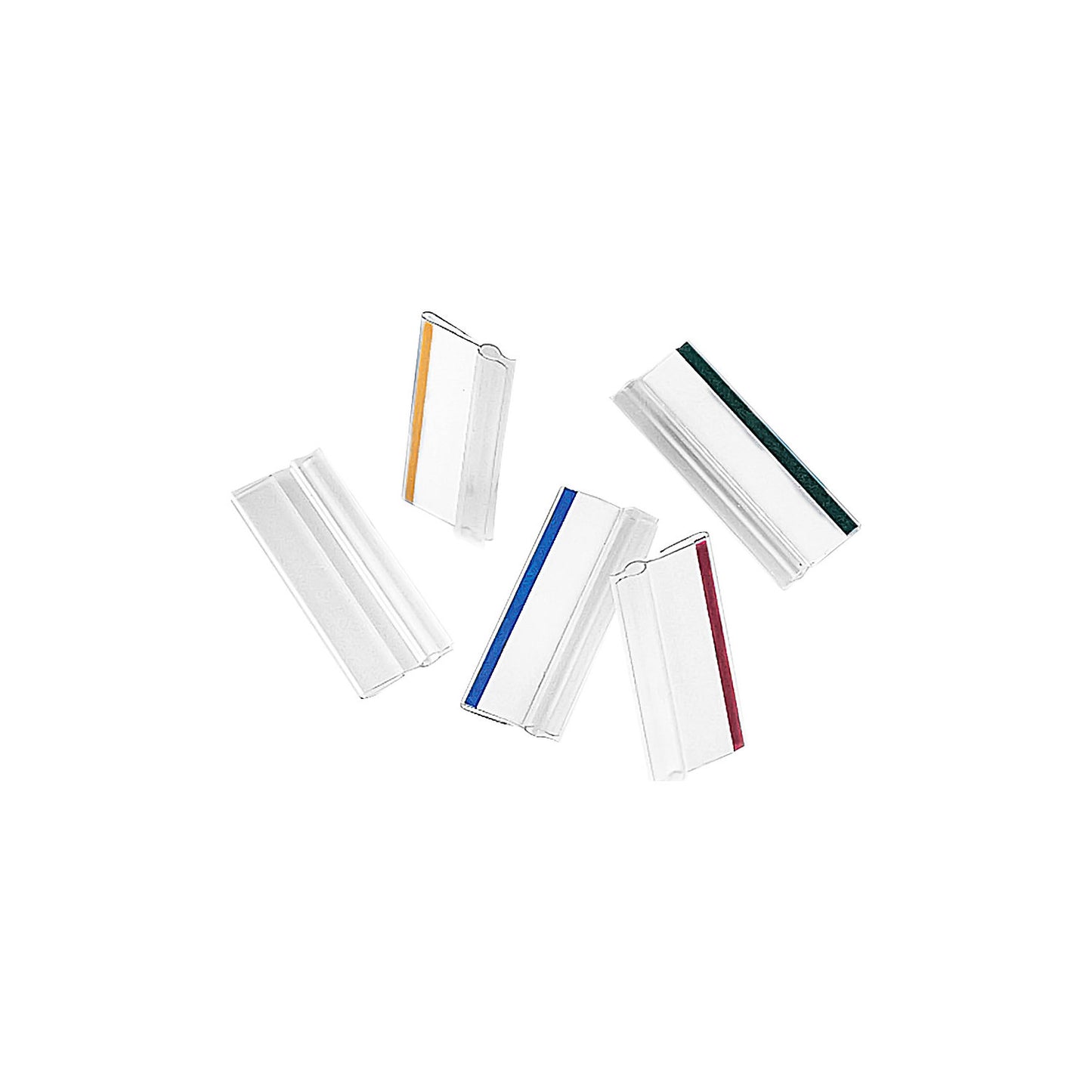 Clip-on tab, height 50 mm, pack of 30, with blank insert.