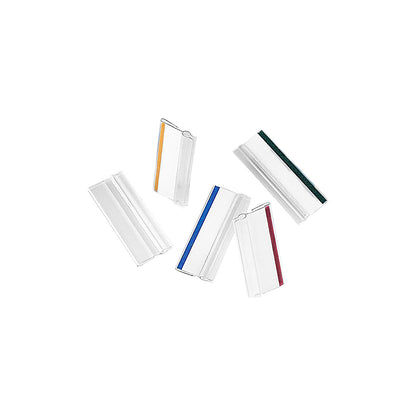 Clip-on tab, height 50 mm, pack of 30, with blank insert.