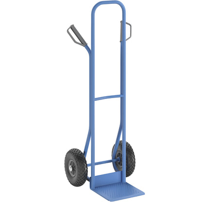 Sack truck, model: stacking truck, light blue RAL 5012.