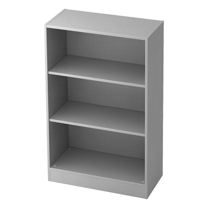 Office shelf unit, 2 shelves, width 800 mm, light grey.
