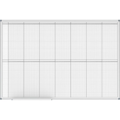 Planning board MAULstandard, yearly planner, 14 months, plastic coated, width 1500 mm.