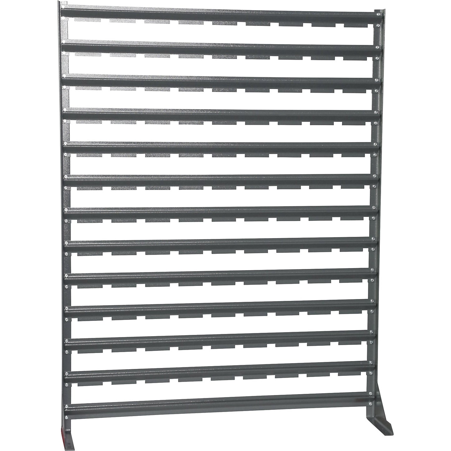 Small parts shelf unit, width 1020 mm, without open fronted storage bins, HxD 1320 x 200 mm.