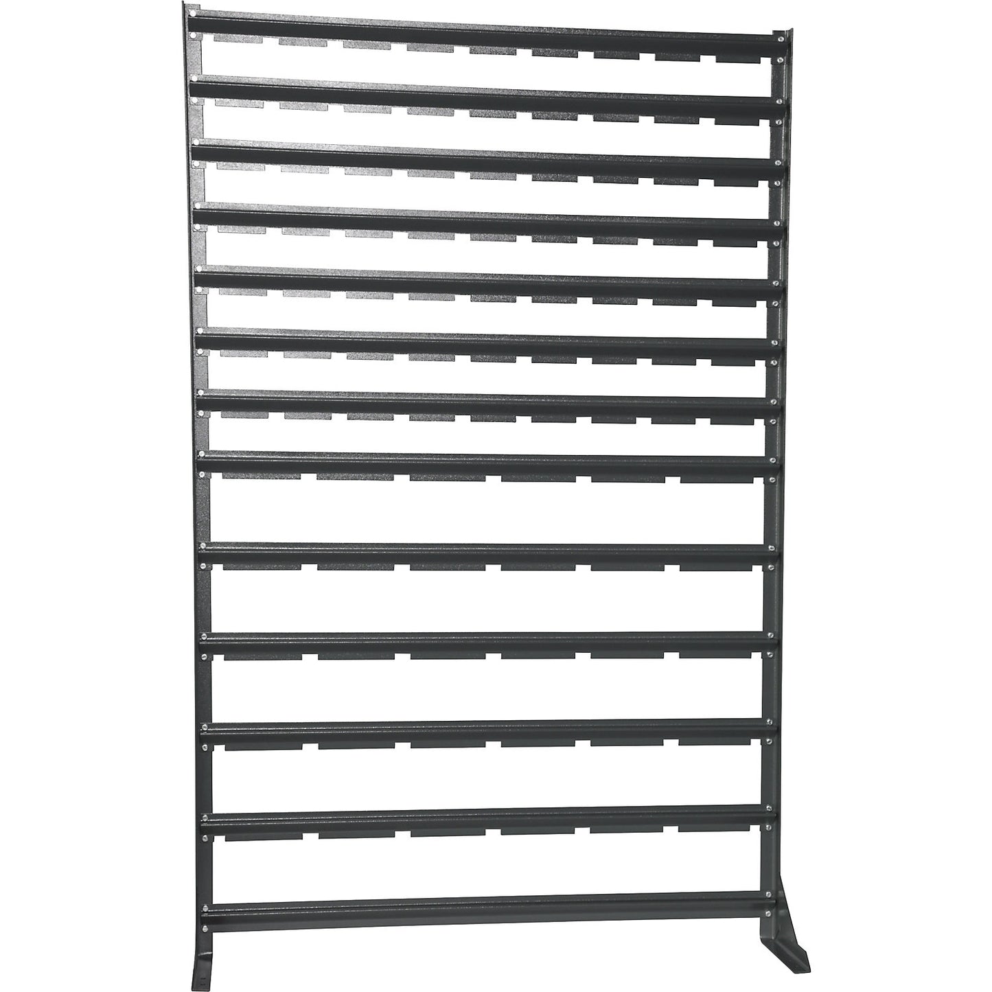 Small parts shelf unit, width 1020 mm, without open fronted storage bins, HxD 1580 x 235 mm.