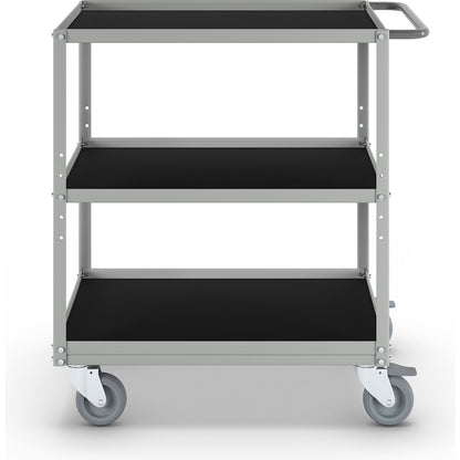 Shelf trolley, with 3 shelves, length 450 mm.