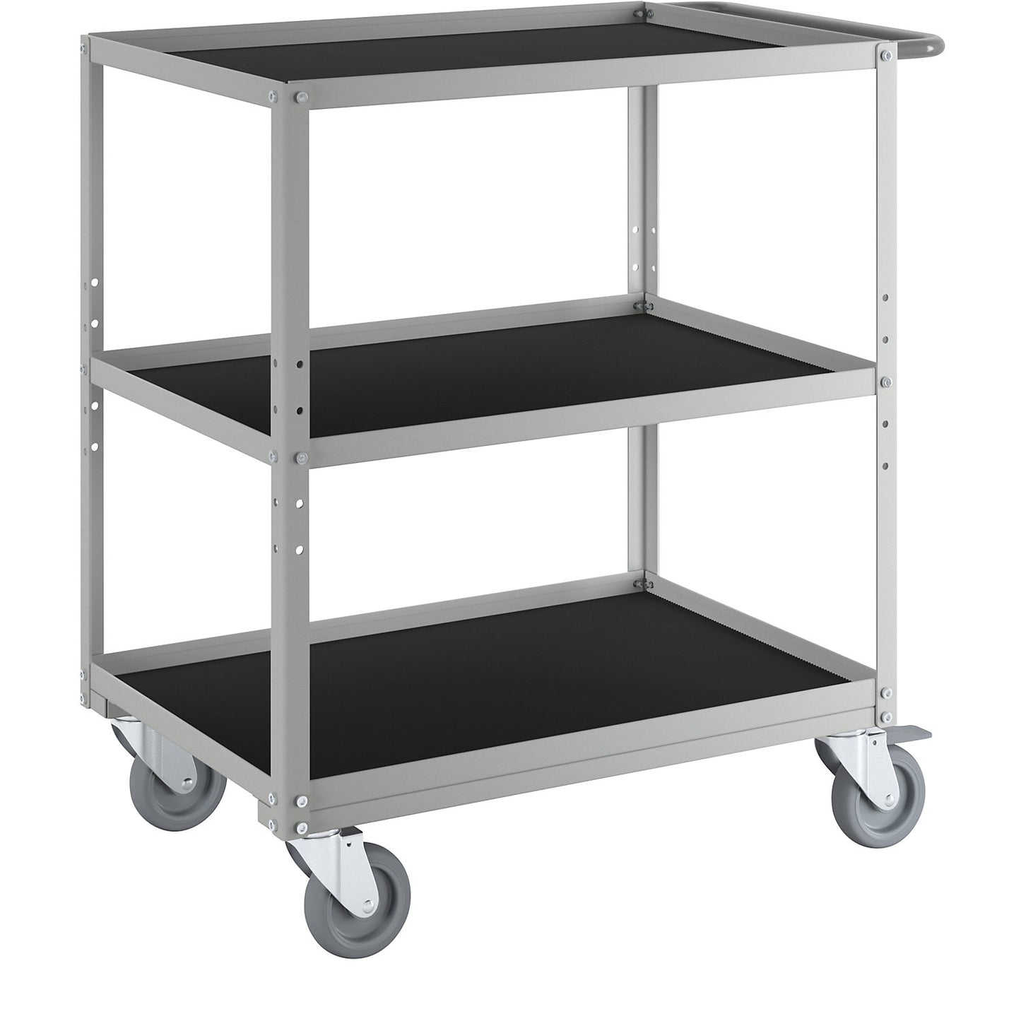 Shelf trolley, with 3 shelves, length 450 mm.