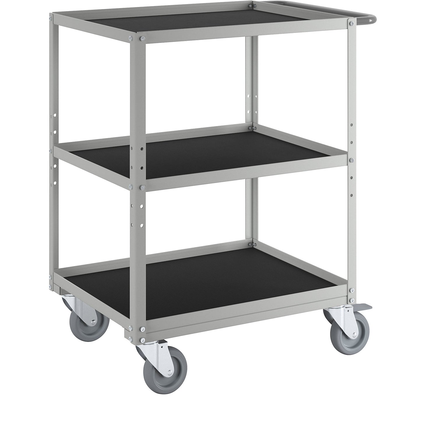 Shelf trolley, with 3 shelves, ESD version, length 450 mm.