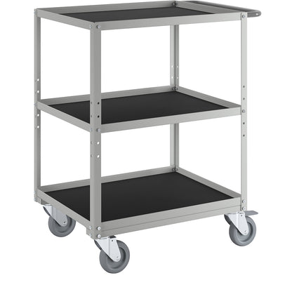 Shelf trolley, with 3 shelves, ESD version, length 450 mm.