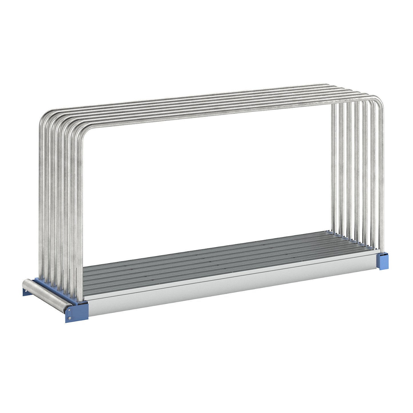 Sheet rack, zinc plated, LxWxH 2030 x 560 x 1000 mm, max. shelf load 1000 kg.