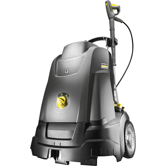High pressure cleaner HDS 5/15 UX, pump rate 450 l/h, weight 76 kg.