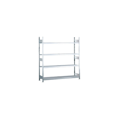 Wide span shelving unit, plug-in, HxWxD 2500 x 2000 x 600 mm, steel shelves, standard shelf unit.