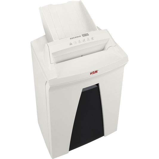 SECURIO autofeed document shredder AF150, collection capacity 35 l, 8 - 10 sheets.