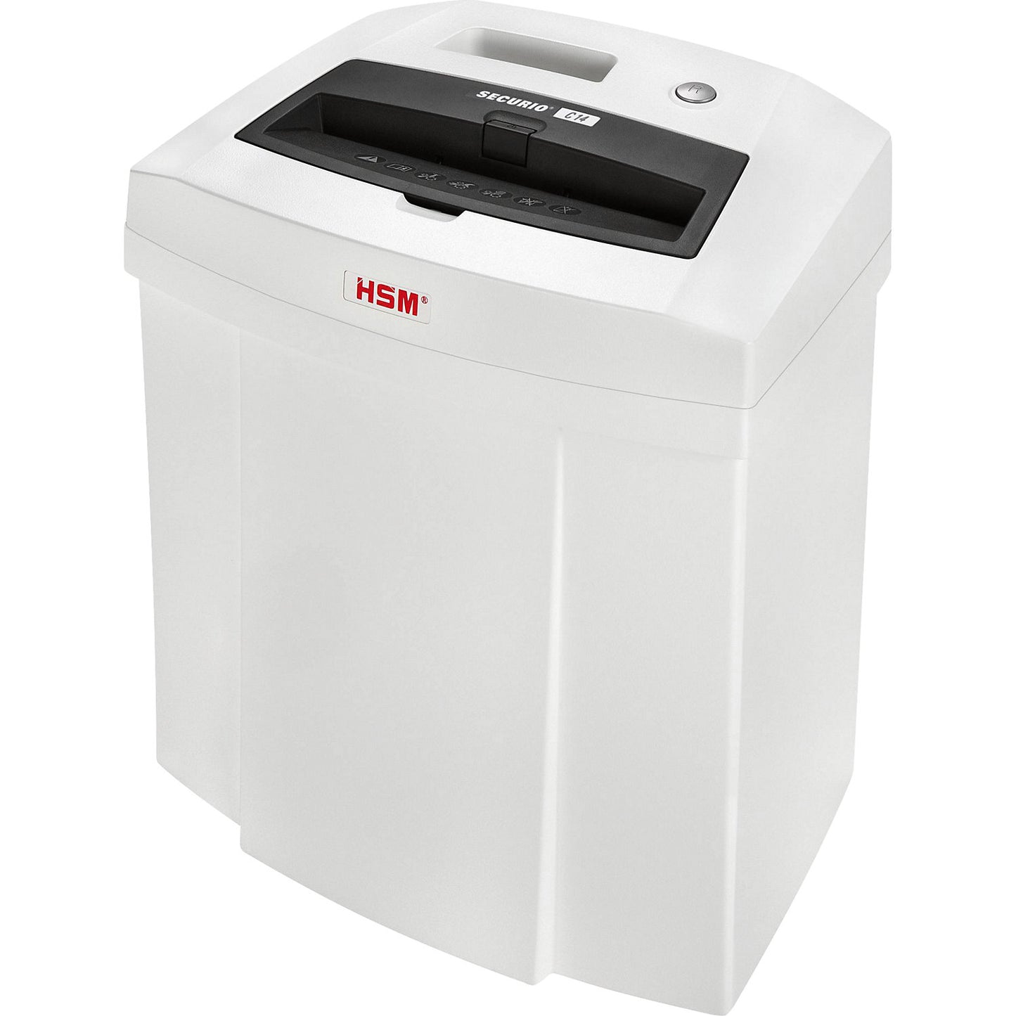 SECURIO document shredder C14, collection capacity 20 l, strips, 10 - 12 sheets.