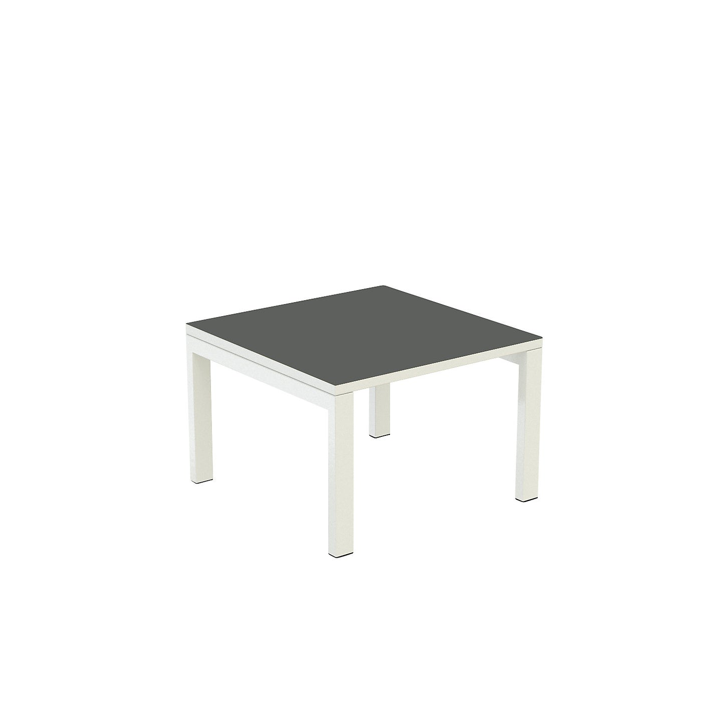 easyDesk® side table, HxWxD 400 x 600 x 600 mm, charcoal.