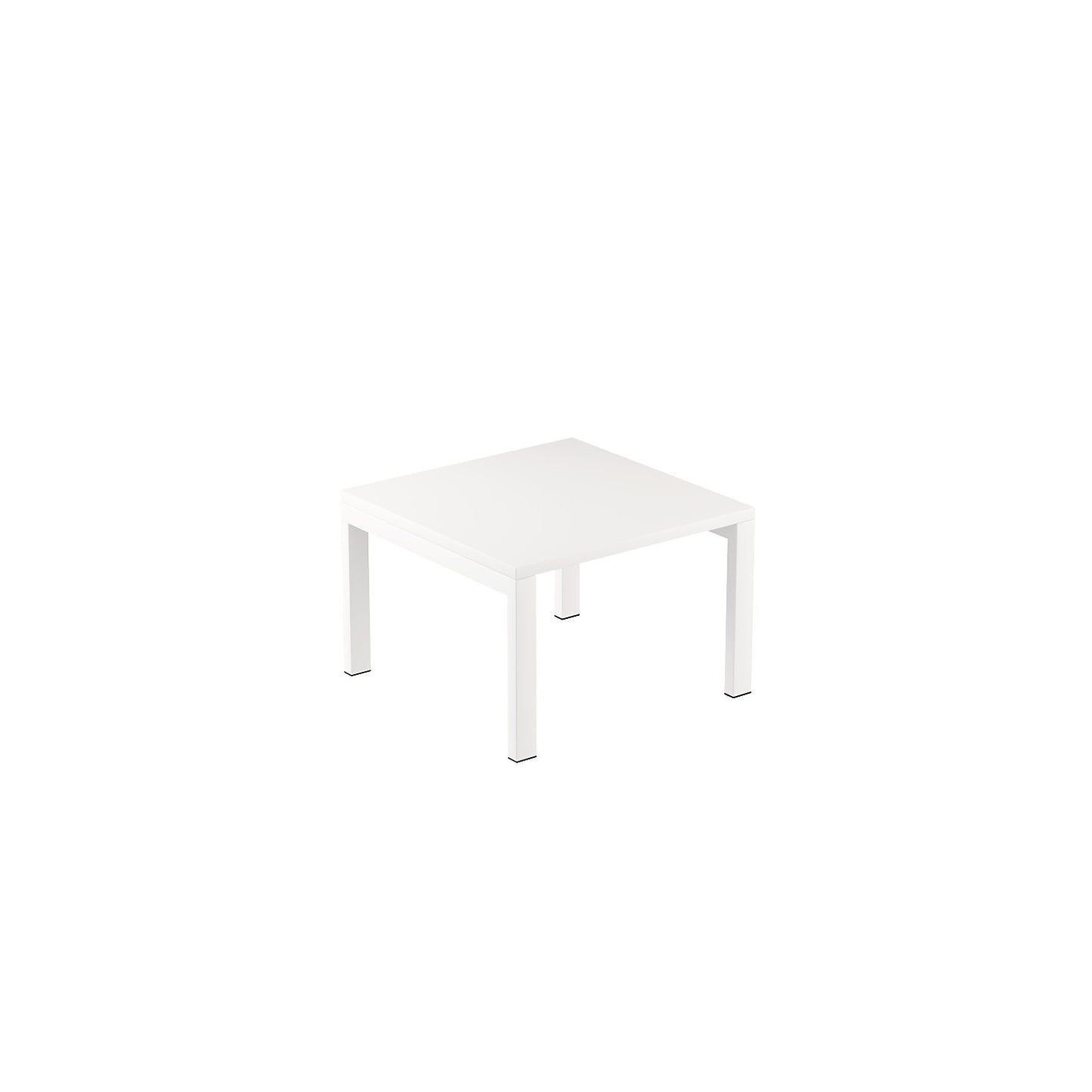 easyDesk® side table, HxWxD 400 x 600 x 600 mm, white.