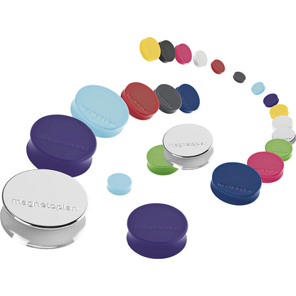 Ergo magnet, Ø 34 mm, pack of 50, violet.