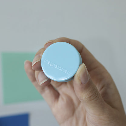 Ergo magnet, Ø 34 mm, pack of 50, baby blue.