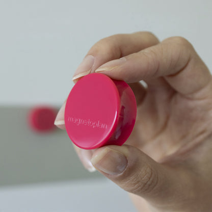 Ergo magnet, Ø 34 mm, pack of 50, pink.