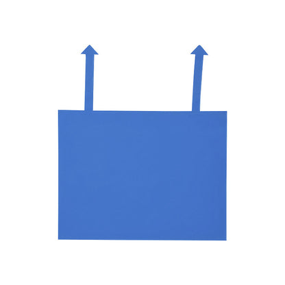 Labelling pouches, pack of 100, with tables for mesh boxes, A4 landscape.