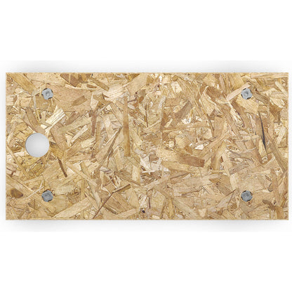 Transport dolly made of OSB panels, pack of 2, rectangular, LxWxH 575 x 300 x 110 mm.