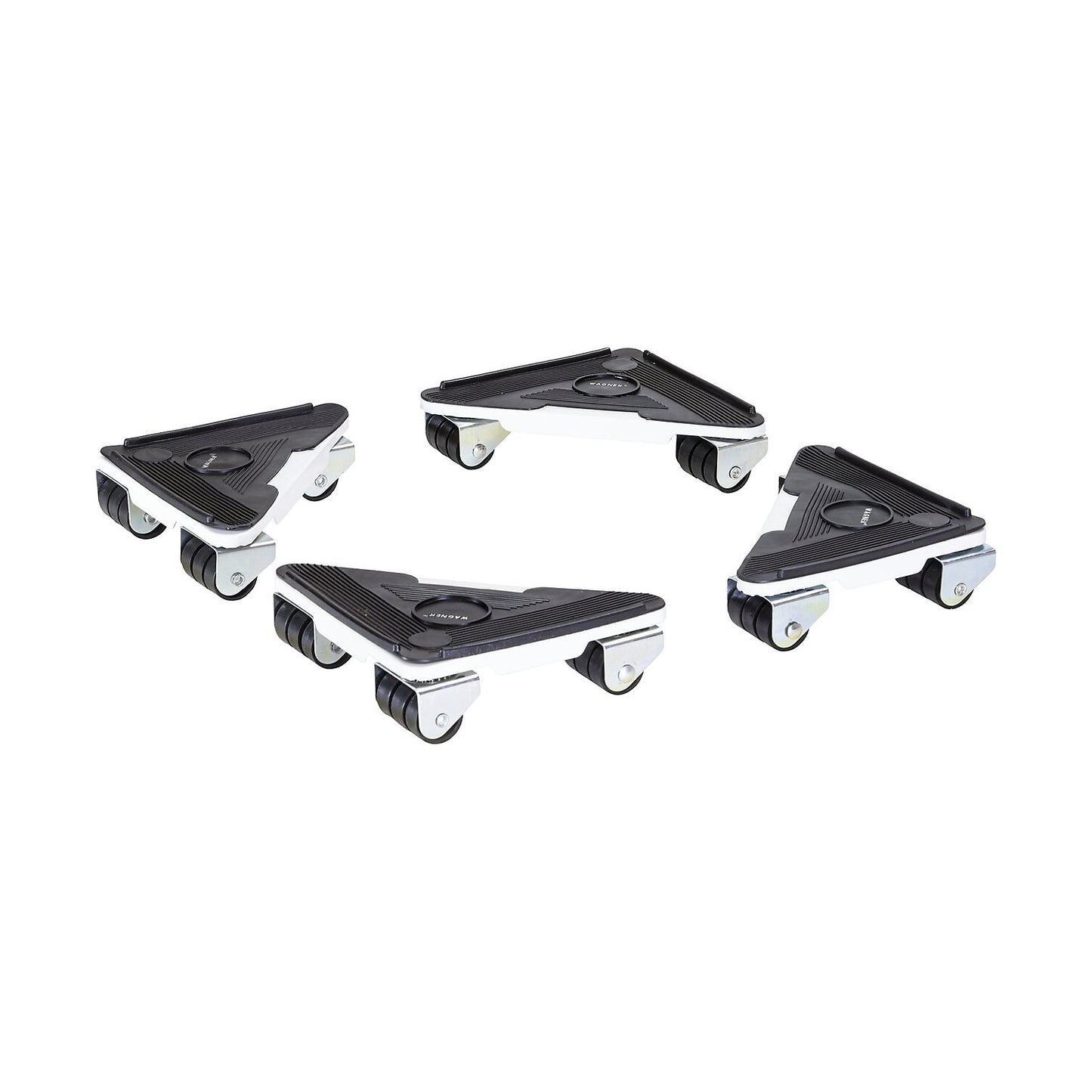 Transport aid, steel, max. load 250 kg, pack of 4, 170 x 170 x 230 mm.