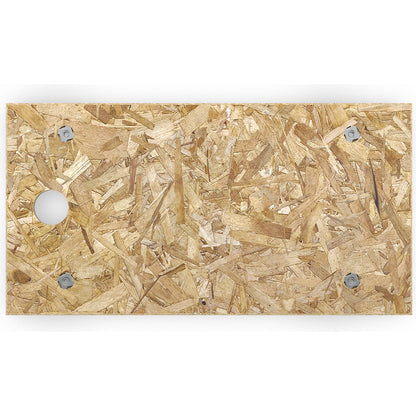 Transport dolly made of OSB panels, pack of 2, rectangular, LxWxH 575 x 300 x 118 mm.