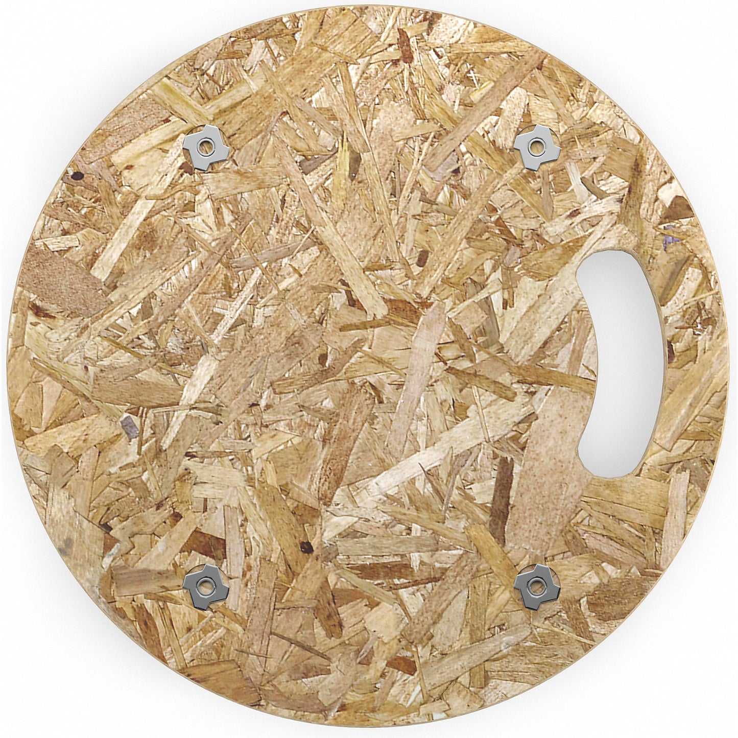 Transport dolly made of OSB panels, pack of 2, round, Ø 380 mm, height 110 mm.