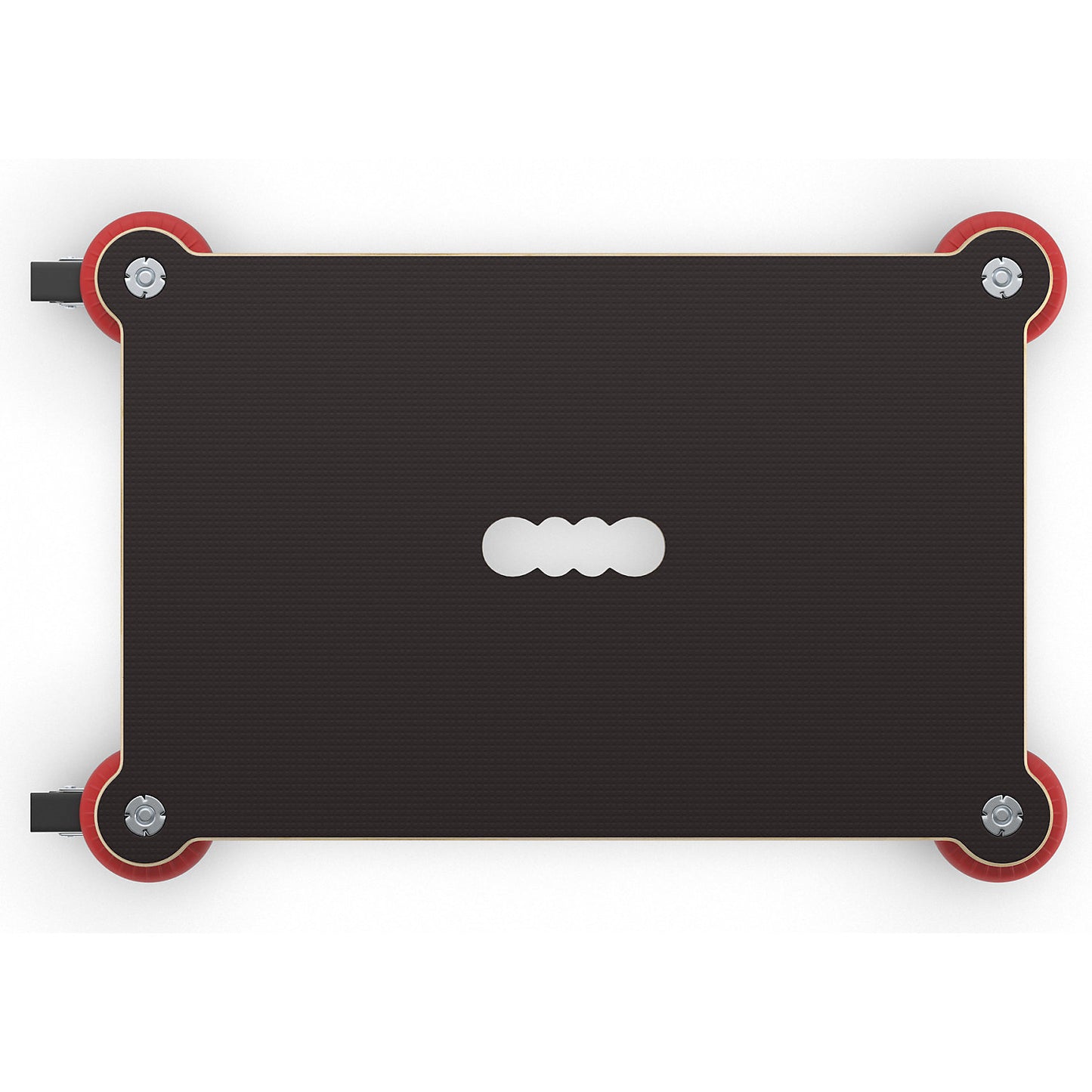 MaxiGRIP transport dolly, rectangular, with FSC® certification, LxWxH 600 x 400 x 123 mm, max. load 200 kg.