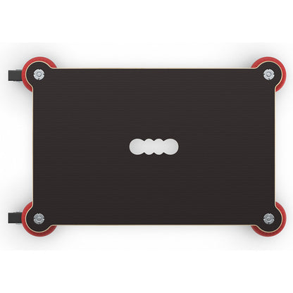 MaxiGRIP transport dolly, rectangular, with FSC® certification, LxWxH 600 x 400 x 123 mm, max. load 200 kg.