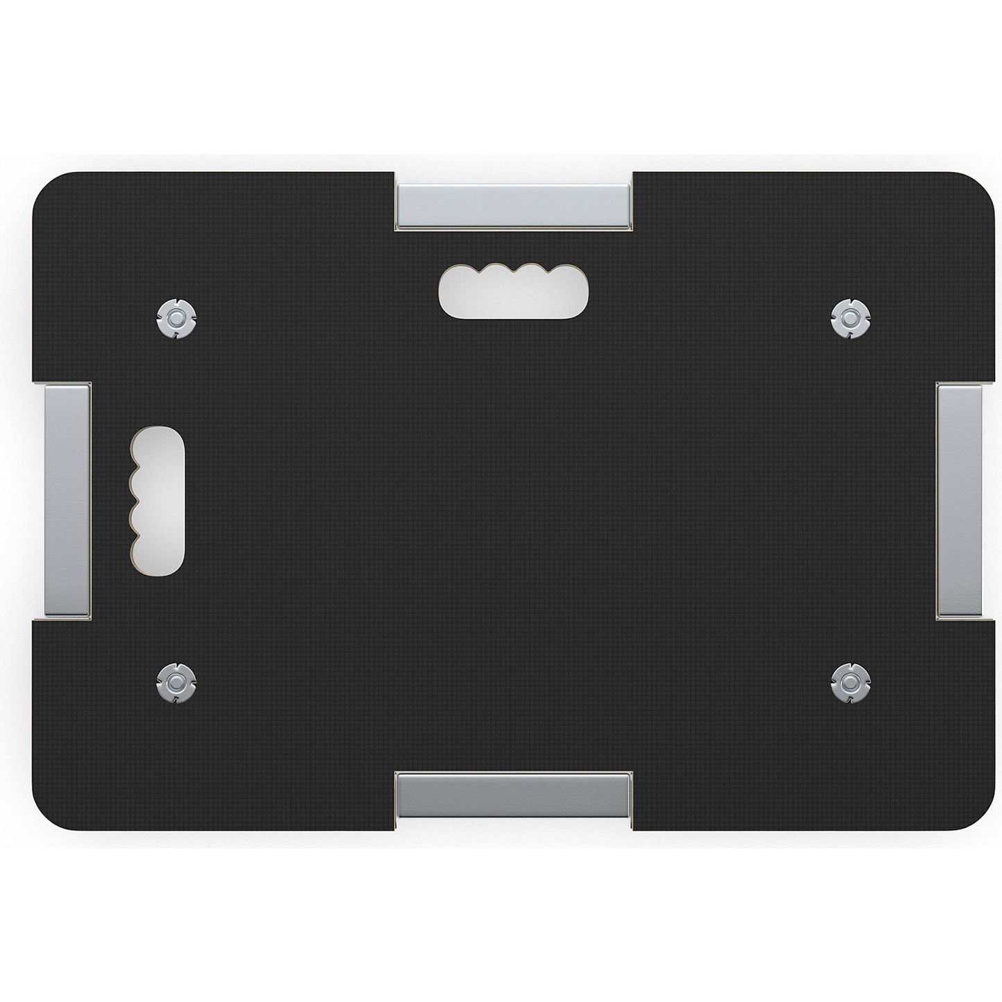 Transport dolly made of multiplex panel, rectangular, max. load 250 kg, width 434 mm.