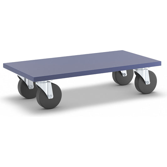 Furniture dolly, LxWxH 600 x 300 x 145 mm, pack of 2, rubber castors.