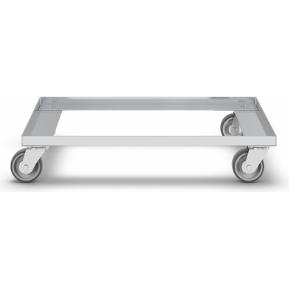 Aluminium dolly, max. load 200 kg, polypropylene wheels, grey.