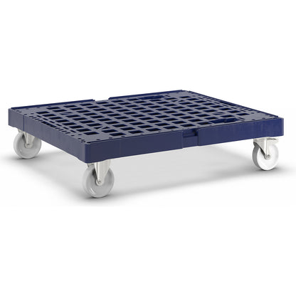 Dolly made of plastic, overall length 682 mm, gentian blue.