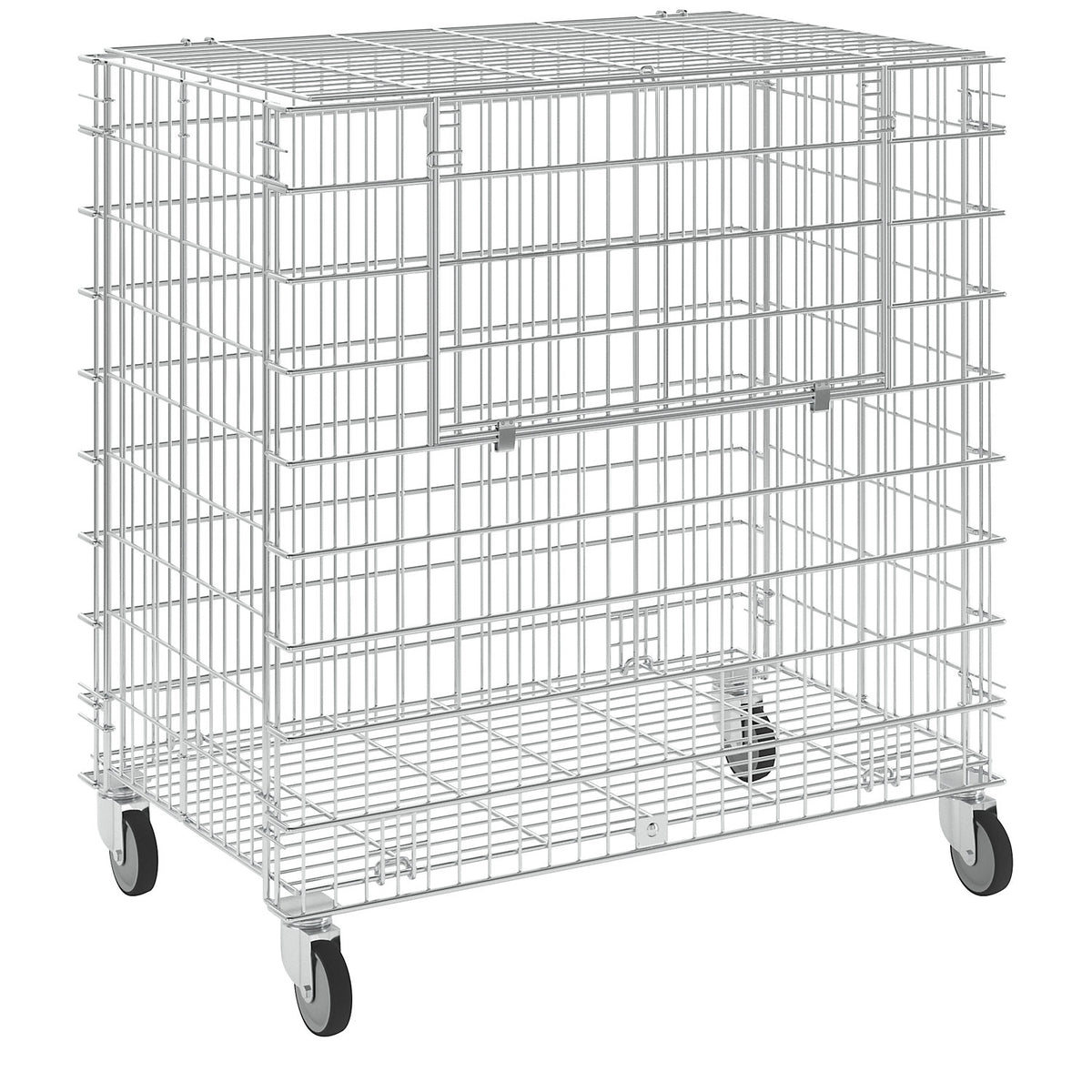 Ball trolley, lockable, filling height 870 mm.