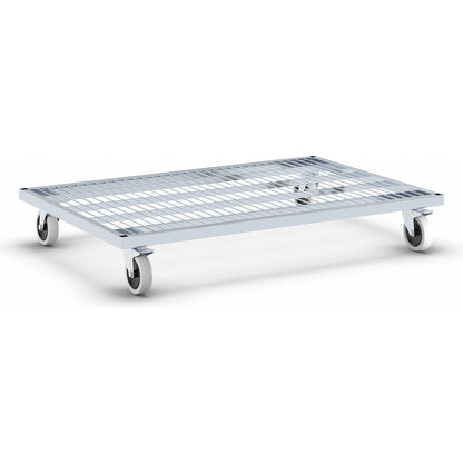 Steel dolly, LxWxH 1200 x 800 x 190 mm, weight 19.1 kg.