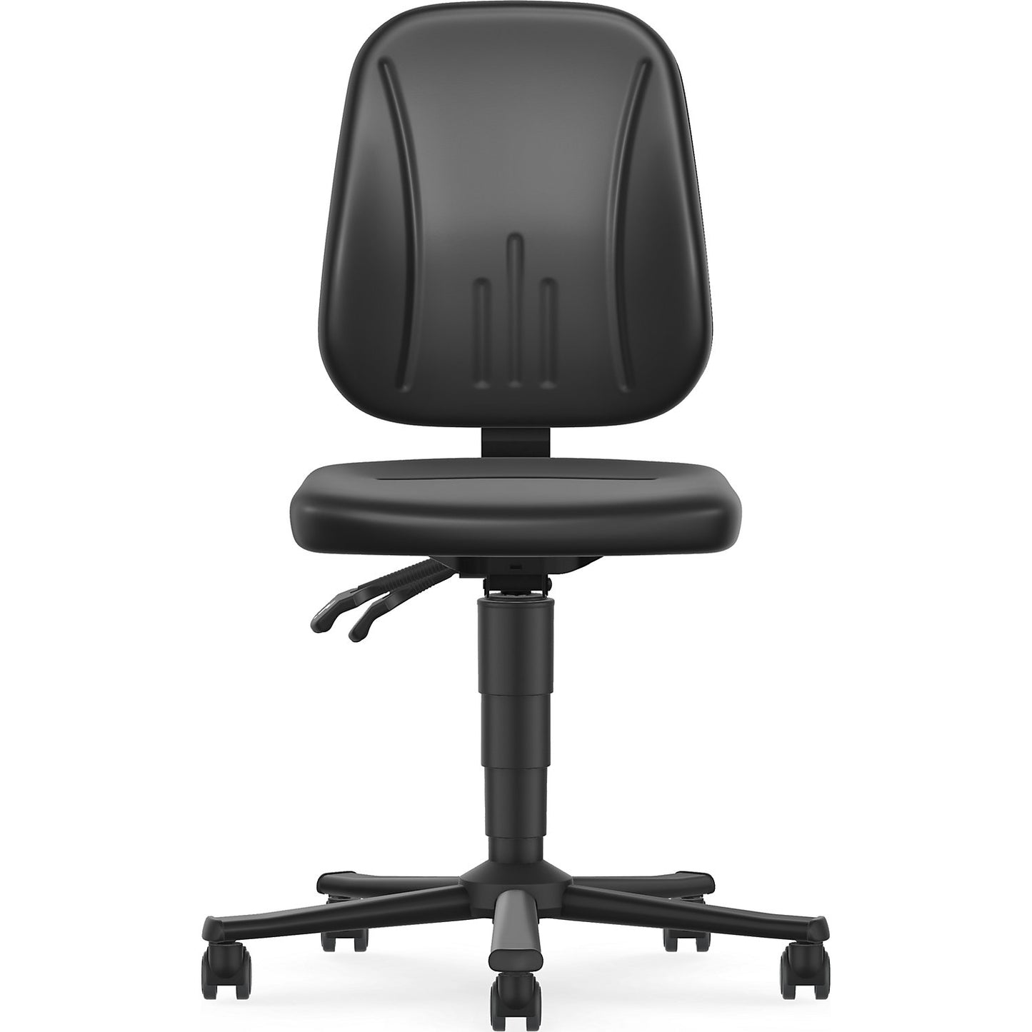 ESD UNITEC industrial swivel chair, vinyl, height adjustable from 440 - 590 mm.