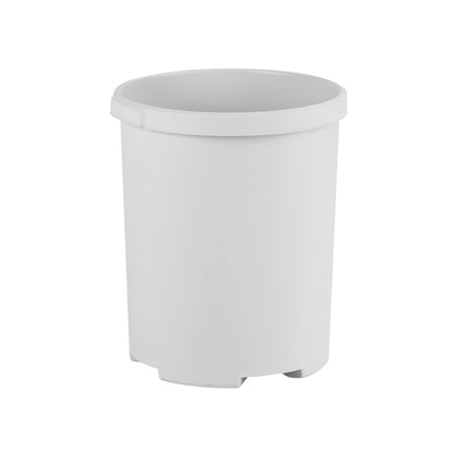 Waste paper bin, plastic, capacity 50 l, HxØ 490 x 430 mm, grey.
