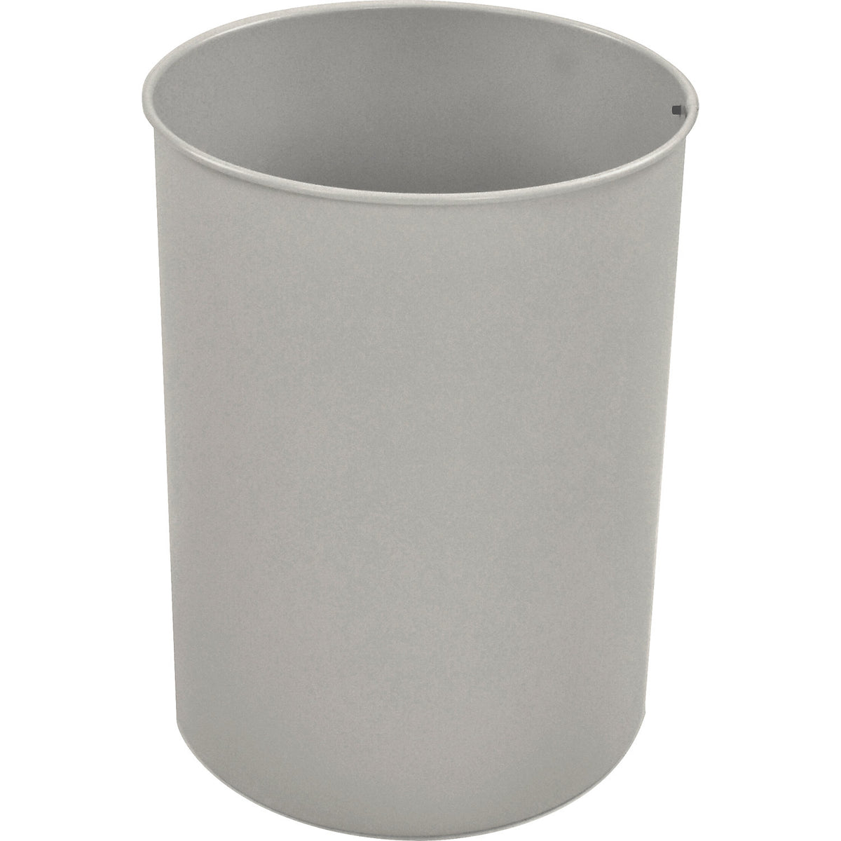 Waste paper bin, steel, round, capacity 30 l, HxØ 470 x 335 mm, grey.