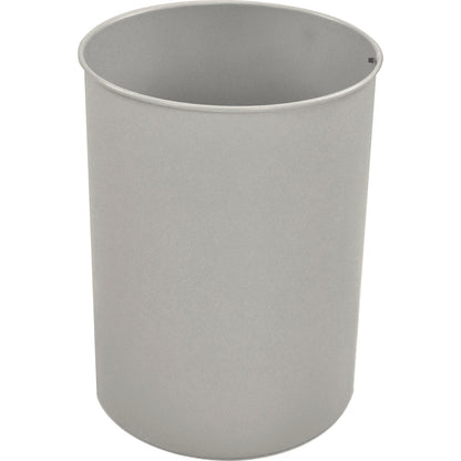 Waste paper bin, steel, round, capacity 30 l, HxØ 470 x 335 mm, grey.