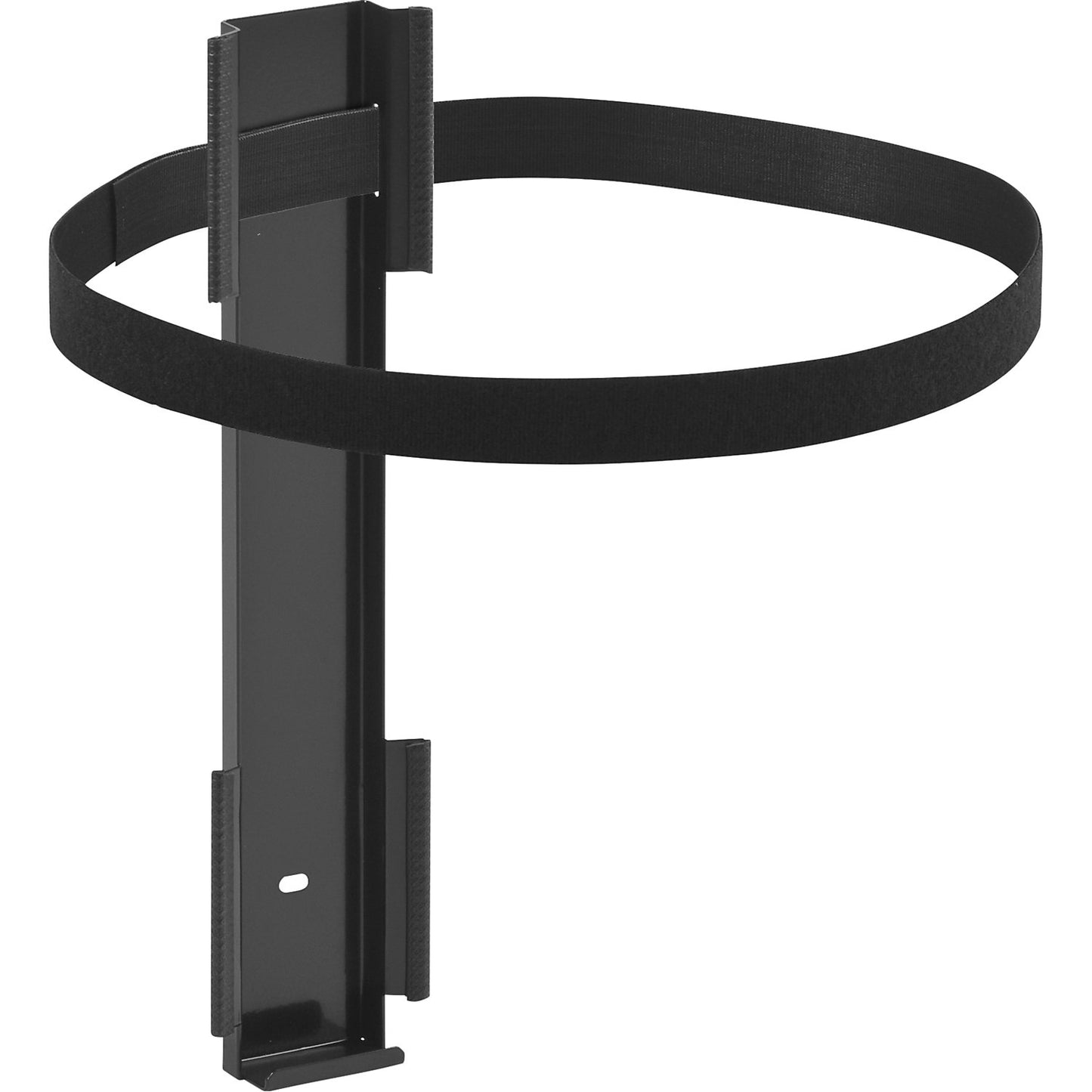 Wall bracket for waste paper bin, black, for 30 / 50 l.