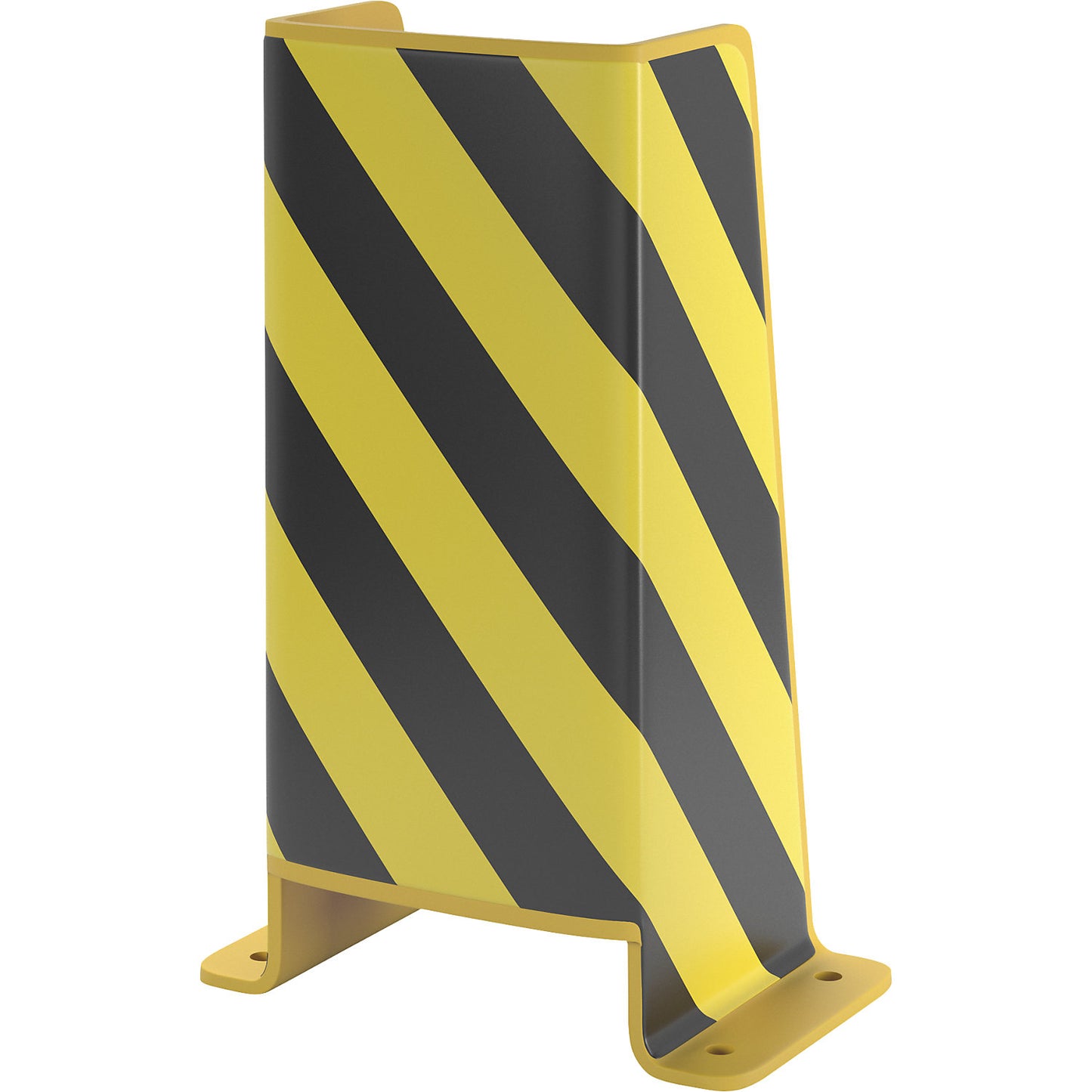 Collision protection, steel, U-profile, wall thickness 6 mm, height 400 mm, internal width 160 mm.