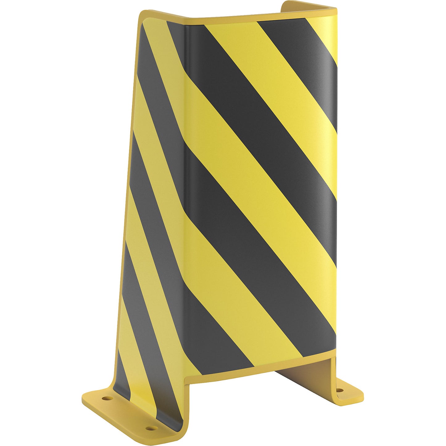 Collision protection, steel, U-profile, wall thickness 6 mm, height 400 mm, internal width 160 mm.