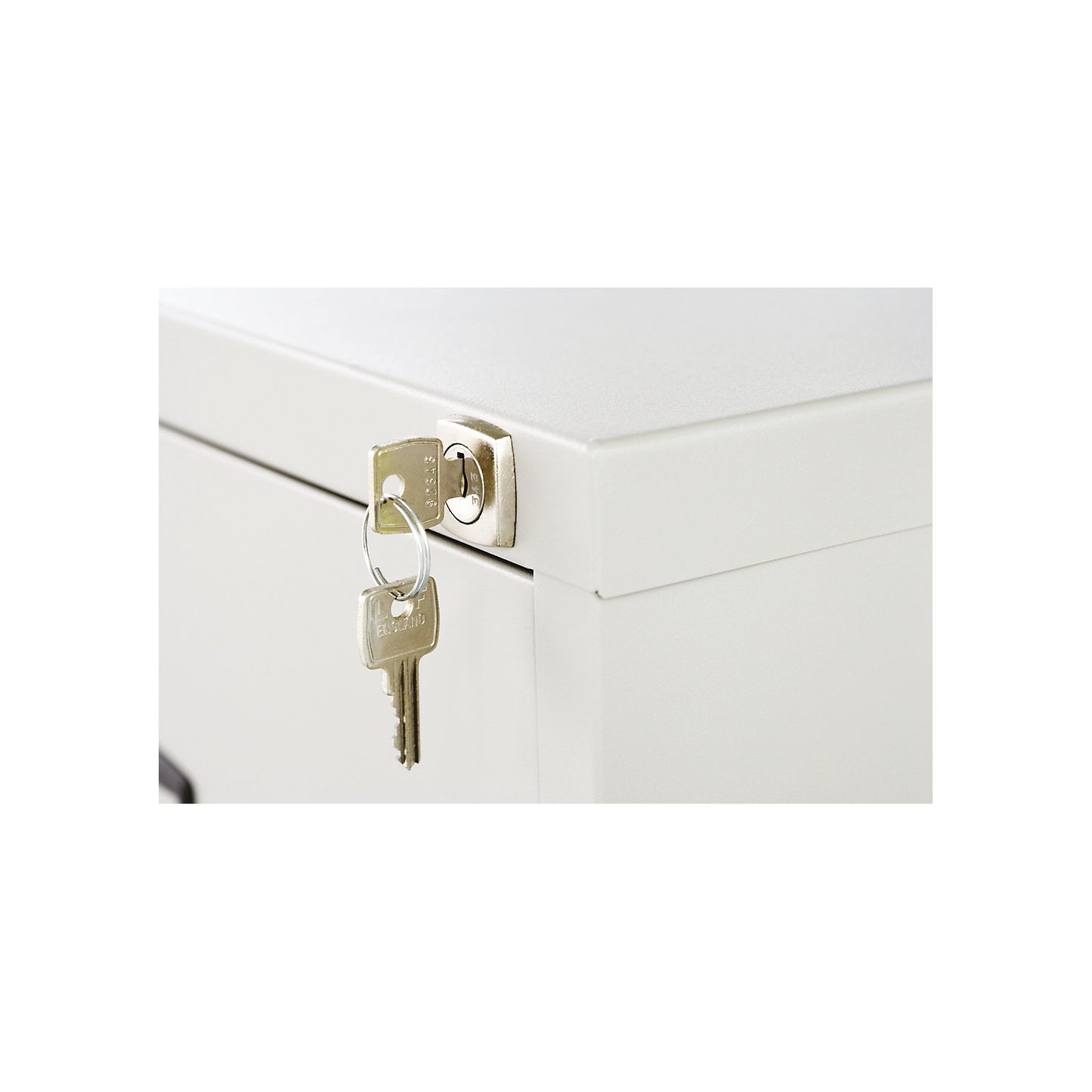 Card file cabinet, double track, A6, 9 drawers, black.