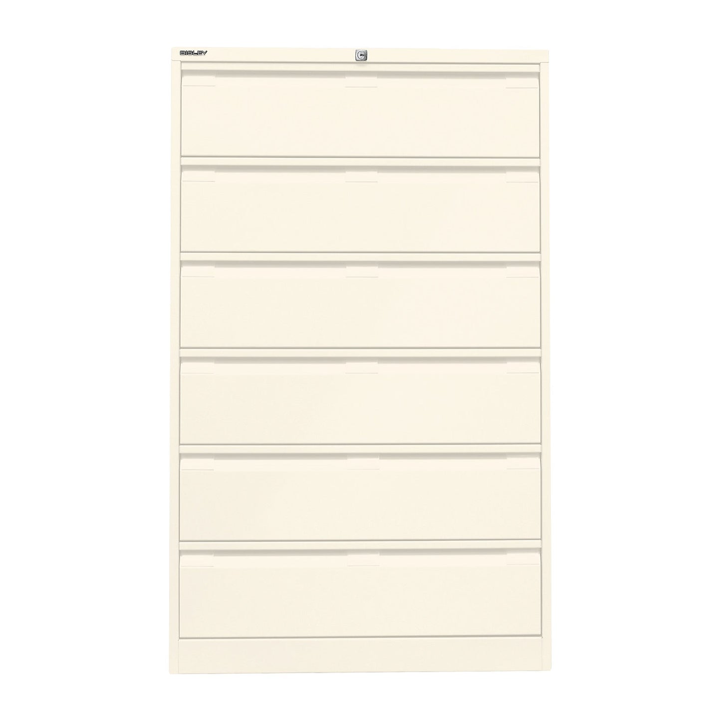 Card file cabinet, triple track, A5, 6 drawers, pure white.