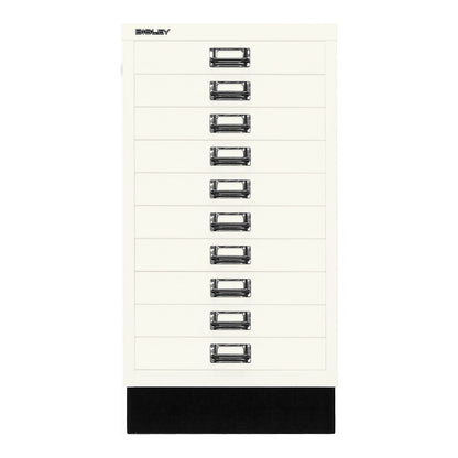MultiDrawer™ 29 series, with plinth, A3, 10 drawers, traffic white.