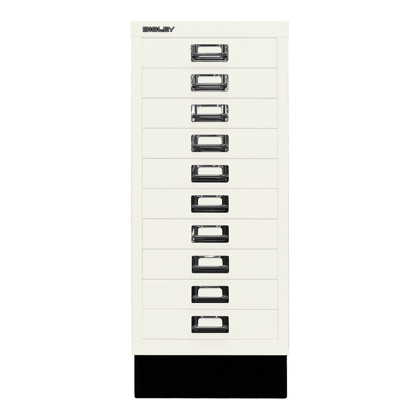 MultiDrawer™ 29 series, with plinth, A4, 10 drawers, traffic white.