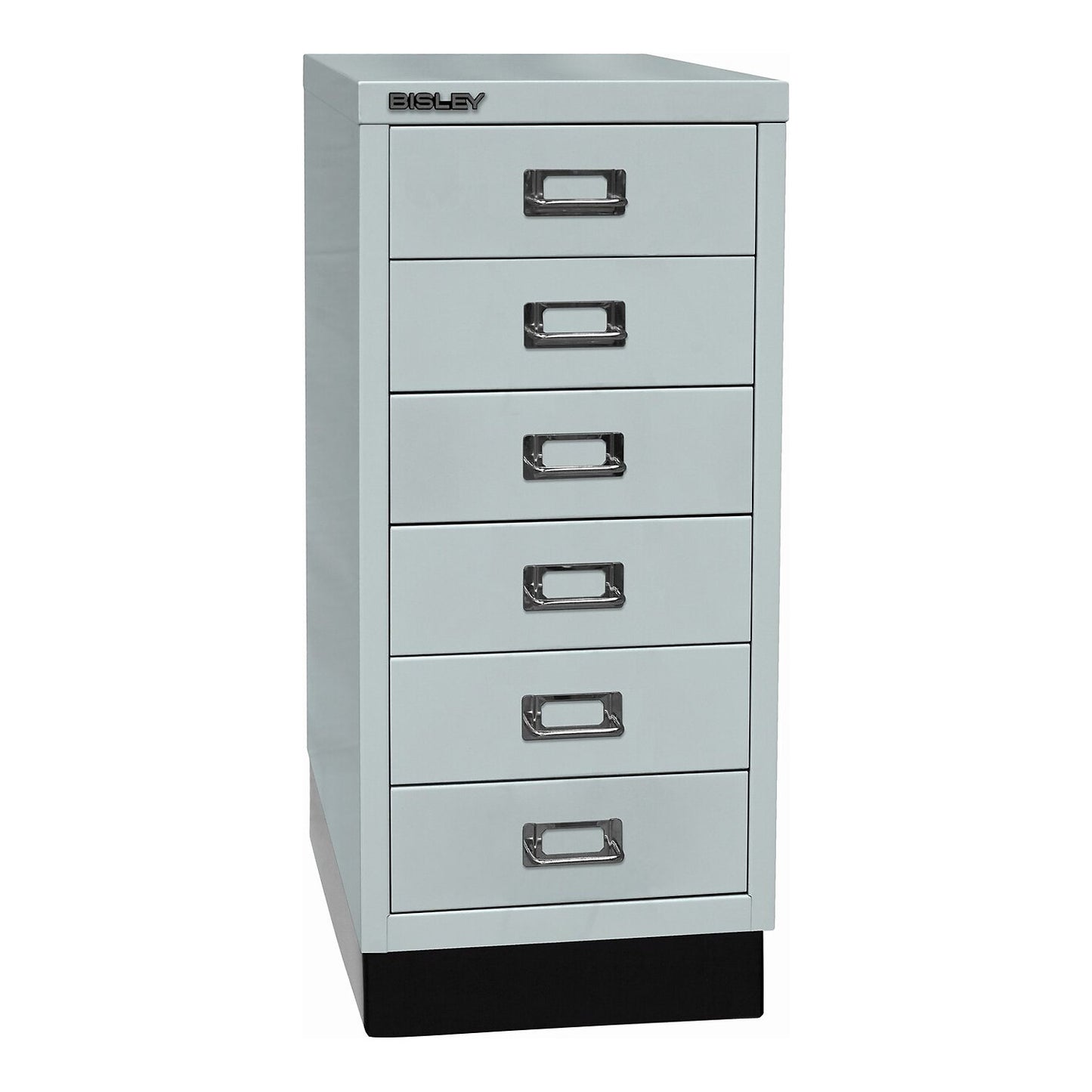 MultiDrawer™ 29 series, with plinth, A4, 6 drawers, light grey.